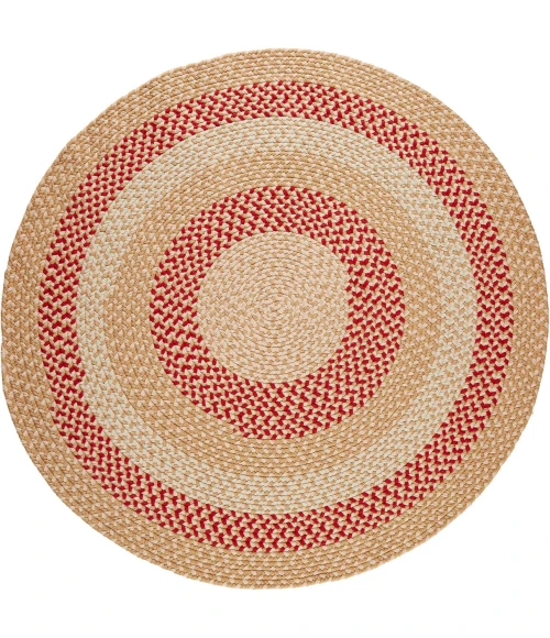 Rhody Manhattan Natural MA54 6 ft. X 6 ft. Round Rug