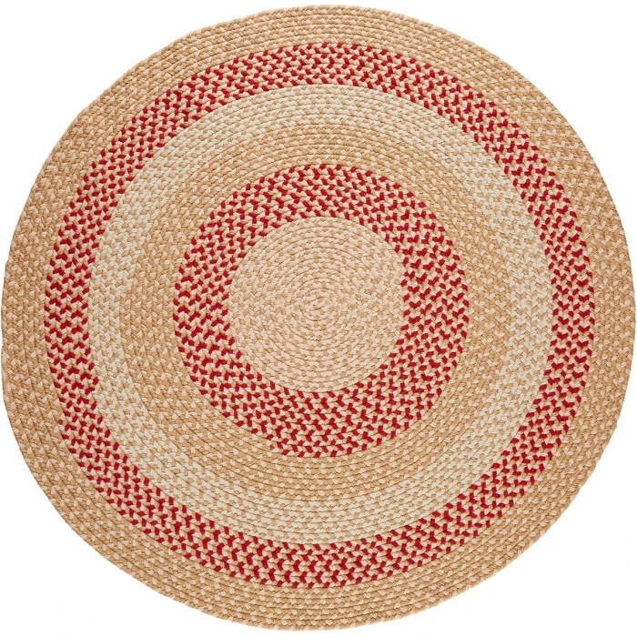 Rhody Manhattan Natural MA54 10 ft. X 10 ft. Round Rug