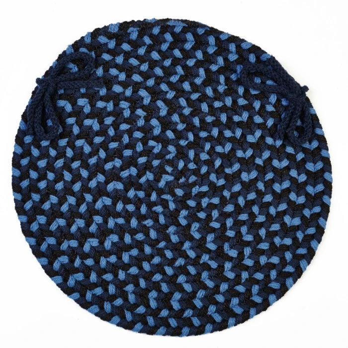 Rhody Mayflower Old Glory MF13 15 in. X 15 in. Chair Pad Set-of-4 Rug