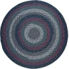 Rhody Mayflower Old Glory MF13 8 ft. X 8 ft. Round Braided Rug