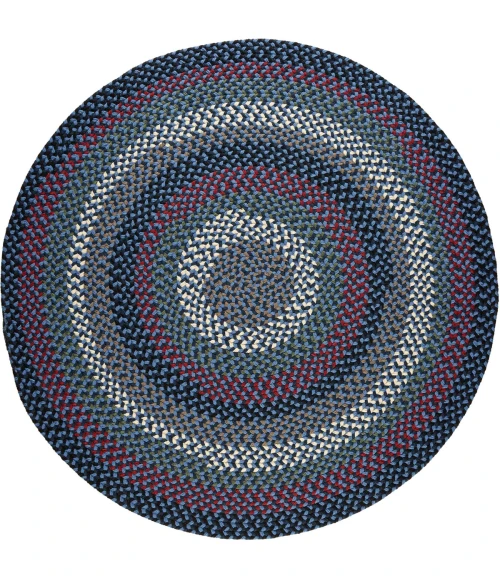 Rhody Mayflower Old Glory MF13 8 ft. X 8 ft. Round Rug