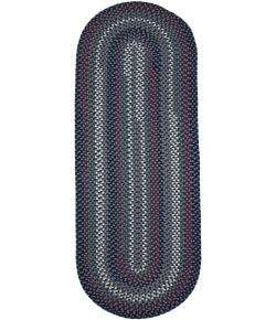 Rhody Mayflower Old Glory MF13 2 ft. X 4 ft. Oval Runner Braided Rug