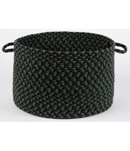 Rhody Mayflower Verdant / Spruce MF23 18 in. X 12 in. Basket Rug