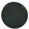 Rhody Mayflower Verdant / Spruce MF23 15 in. X 15 in. Chair Pad Braided Rug