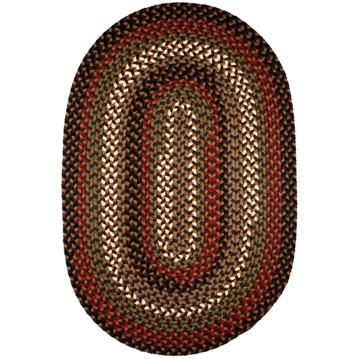 Rhody Mayflower Brown Fudge MF33 2 ft. X 3 ft. Oval Rug