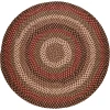 Rhody Mayflower Sangria MF43 8 ft. X 8 ft. Round Braided Rug