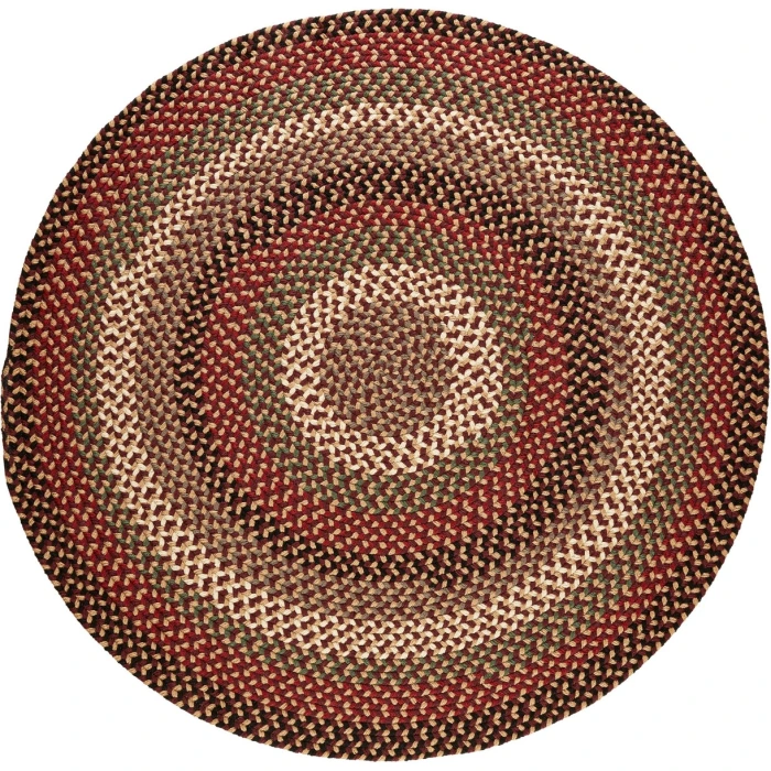 Rhody Mayflower Sangria MF43 6 ft. X 6 ft. Round Rug