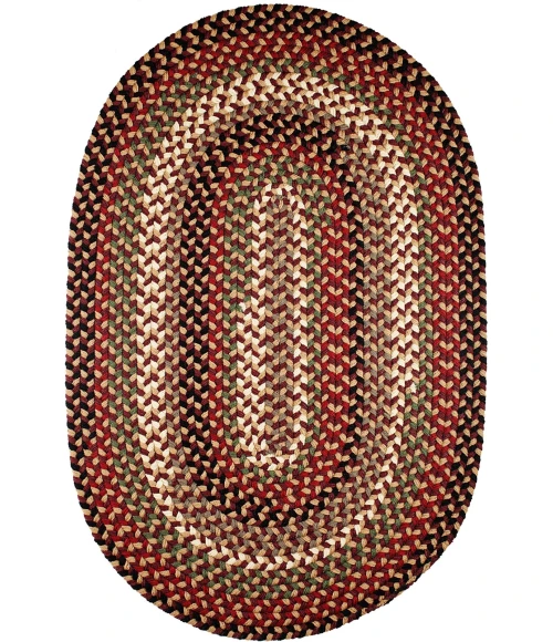 Rhody Mayflower Sangria MF43 3 ft. X 5 ft. Oval Rug