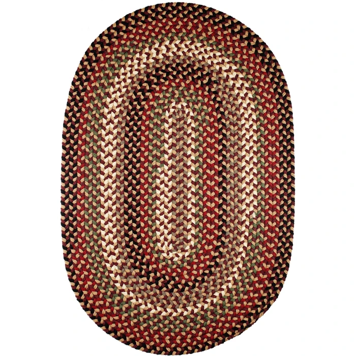 Rhody Mayflower Sangria MF43 4 ft. X 6 ft. Oval Rug