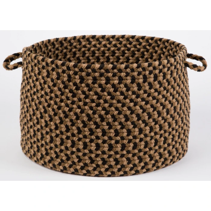 Rhody Mayflower Natural Earth MF53 18 in. X 12 in. Basket Rug