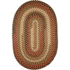 Rhody Mayflower Natural Earth MF53 3 ft. X 5 ft. Oval Braided Rug