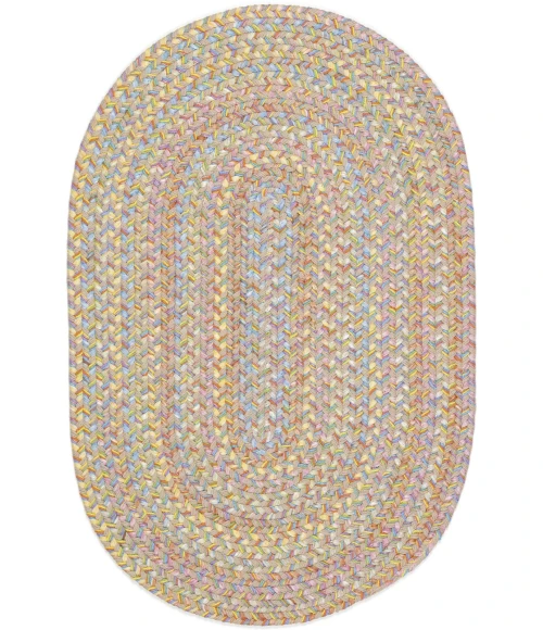 Rhody Playtime SandBeige PT03 7 ft. X 9 ft. Oval Rug