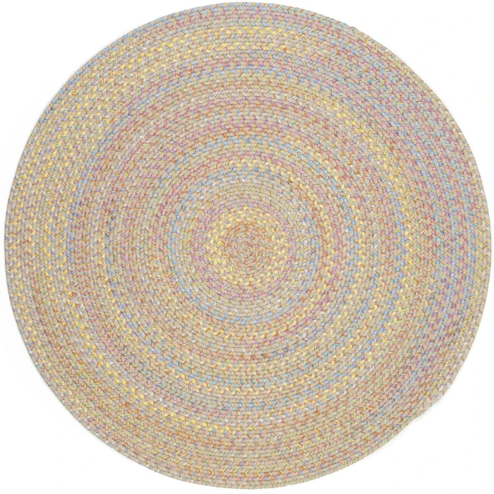 Rhody Playtime SandBeige PT03 8 ft. X 8 ft. Round Rug