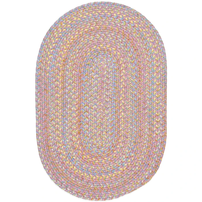 Rhody Playtime Pink PT08 3 ft. X 5 ft. Oval Rug