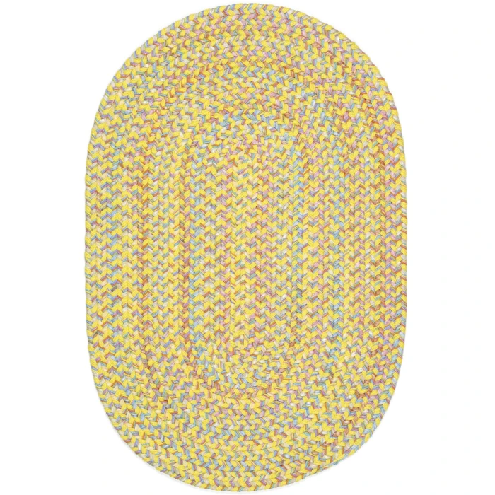 Rhody Playtime Yellow PT14 2 ft. X 3 ft. Oval Rug