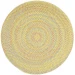 Rhody Playtime Yellow PT14 10 ft. X 10 ft. Round Braided Rug