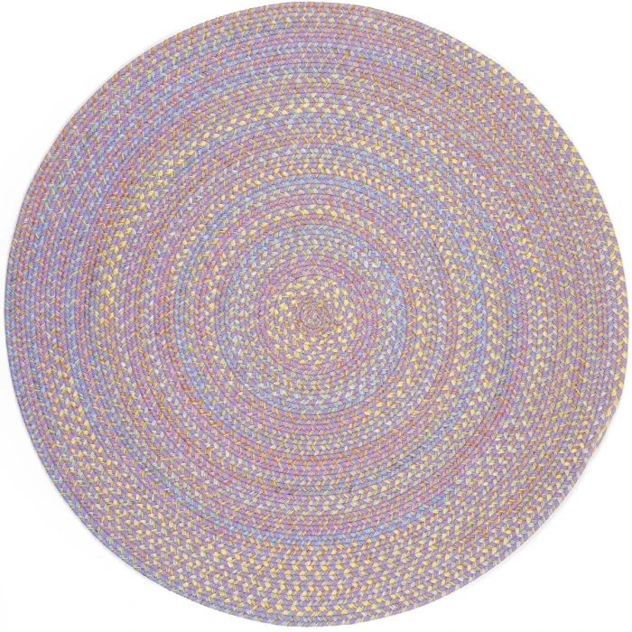 Rhody Playtime Violet PT15 4 ft. X 4 ft. Round Rug