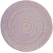 Rhody Playtime Violet PT15 10 ft. X 10 ft. Round Braided Rug