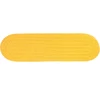 Rhody Solid Poly Daffodil S041 8 in. X 28 in. Stair Tread Braided Rug