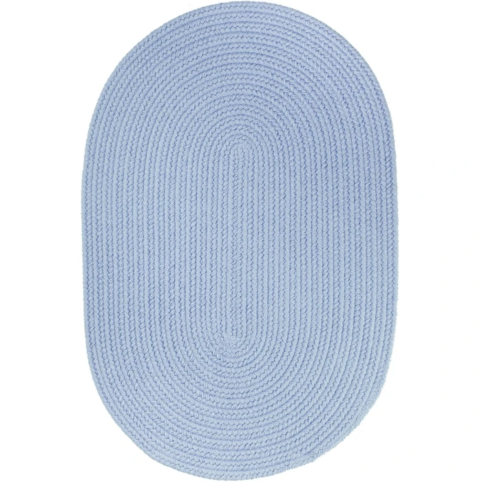 Rhody Solid Poly Hydrangea S046 2 ft. X 3 ft. Oval Rug