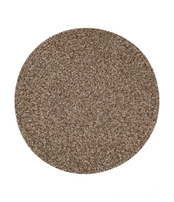 Rhody Sandi Brown SA38 4 ft. X 4 ft. Round Braided Rug