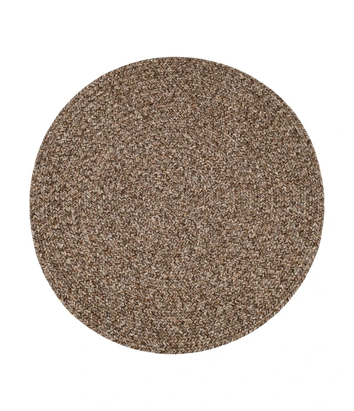 Rhody Sandi Brown SA38 6 ft. X 6 ft. Round Rug