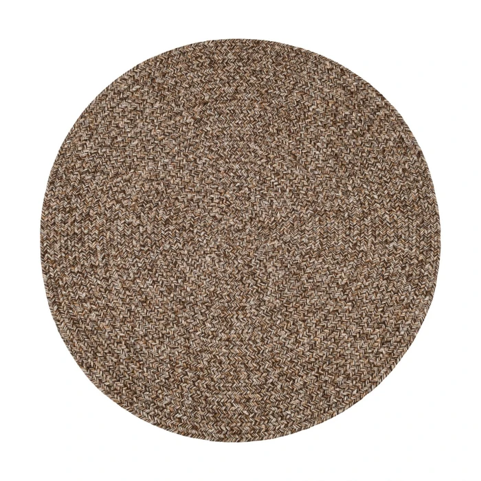 Rhody Sandi Brown SA38 4 ft. X 4 ft. Round Rug