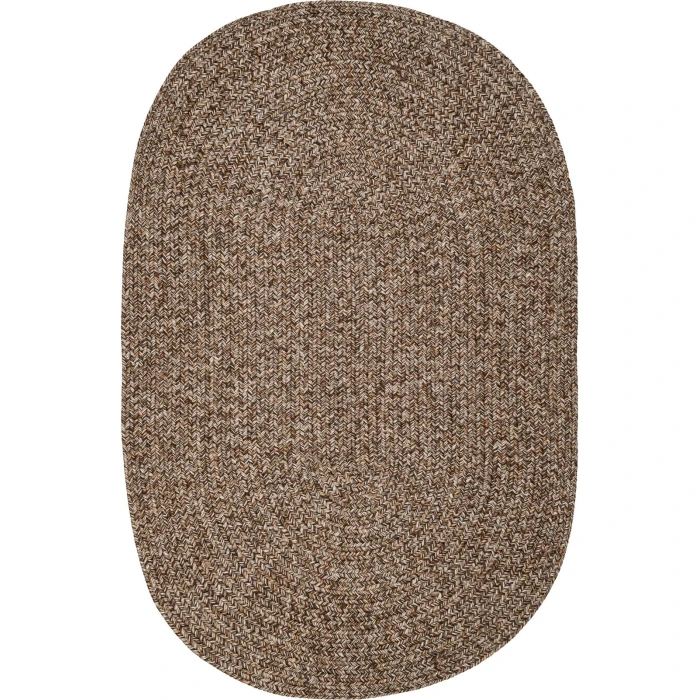 Rhody Sandi Brown SA38 7 ft. X 9 ft. Oval Rug