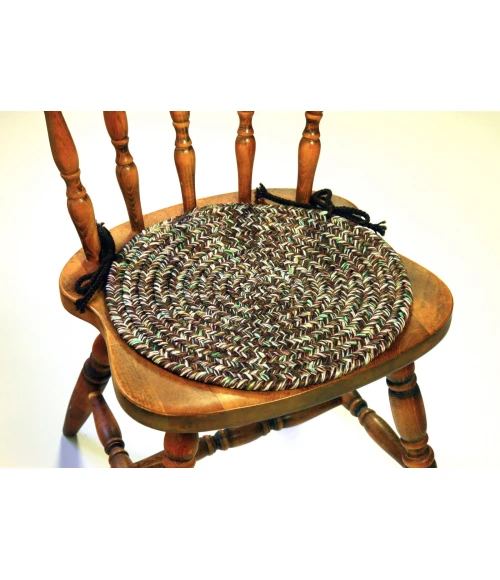 Rhody Sandi Brown SA38 15 in. X 15 in. Chair Pad Set-of-4 Rug