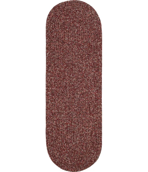 Rhody Sandi Sangria SA48 2 ft. X 8 ft. Oval Runner Rug