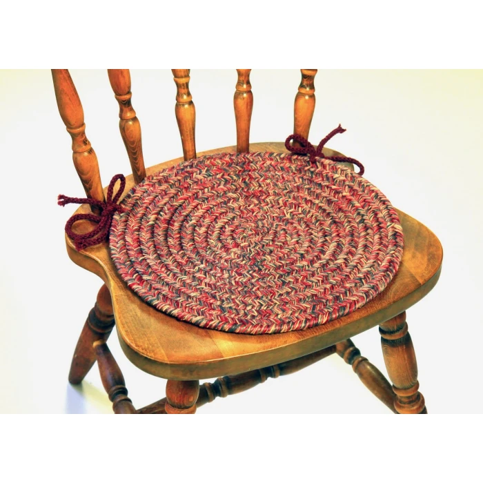 Rhody Sandi Sangria SA48 15 in. X 15 in. Chair Pad Set-of-4 Rug