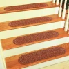 Rhody Sandi Sangria SA48 8 in. X 28 in. Stair Tread Set-of-13 Braided Rug