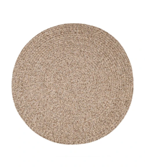 Rhody Sandi Oatmeal SA58 6 ft. X 6 ft. Round Rug