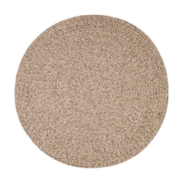 Rhody Sandi Oatmeal SA58 8 ft. X 8 ft. Round Rug
