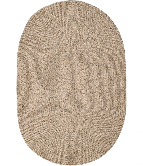 Rhody Sandi Oatmeal SA58 2 ft. X 4 ft. Oval Runner Rug
