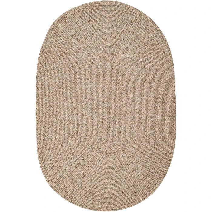 Rhody Sandi Oatmeal SA58 4 ft. X 6 ft. Oval Rug