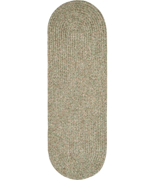 Rhody Sandi Bayleaf SA68 2 ft. X 8 ft. Oval Runner Rug