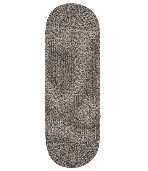 Rhody Sandi Graphite SA88 2 ft. X 4 ft. Oval Runner Rug