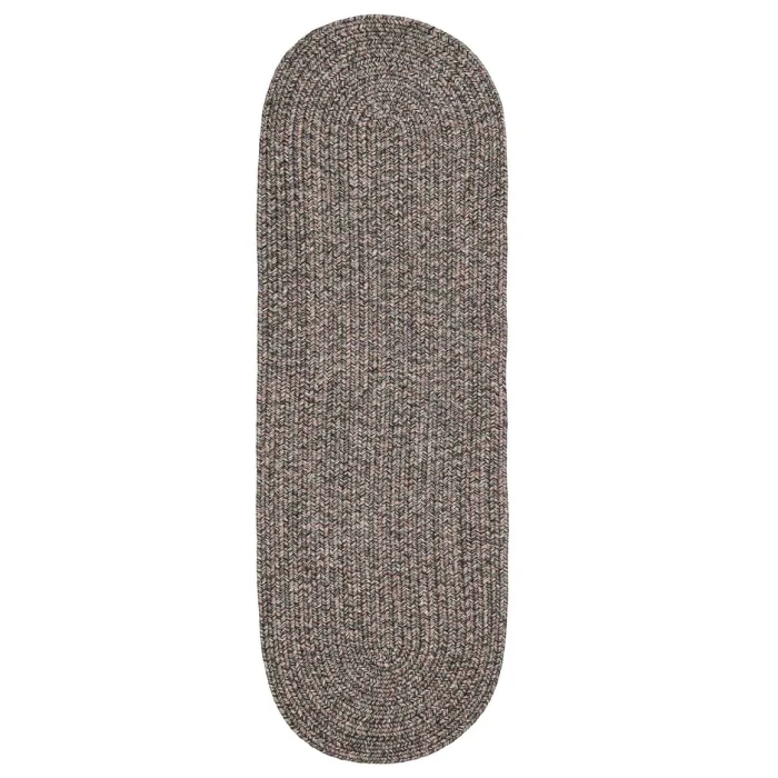 Rhody Sandi Graphite SA88 2 ft. X 4 ft. Oval Runner Rug