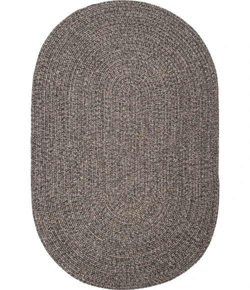 Rhody Sandi Graphite SA88 8 ft. X 11 ft. Oval Rug