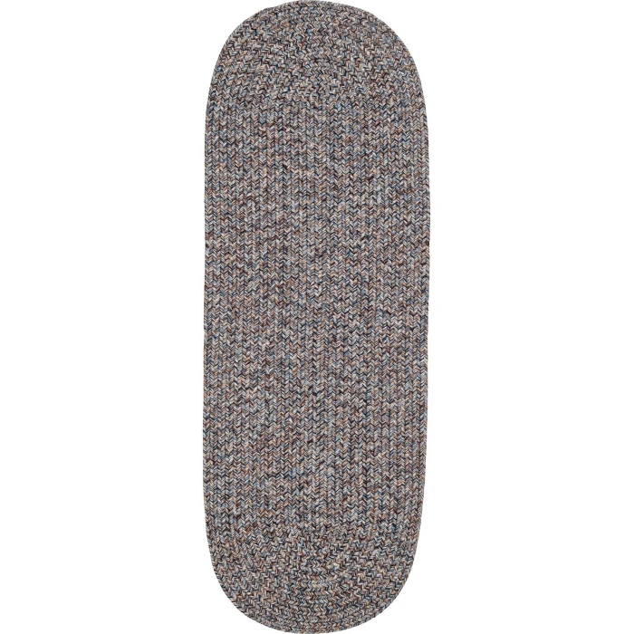 Rhody Sandi Denim SA98 2 ft. X 8 ft. Oval Runner Rug