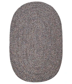 Rhody Sandi Denim SA98 8 ft. X 11 ft. Oval Braided Rug