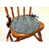 Rhody Sandi Denim SA98 15 in. X 15 in. Chair Pad Set-of-4 Braided Rug