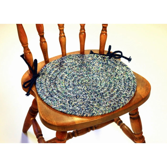 Rhody Sandi Denim SA98 15 in. X 15 in. Chair Pad Set-of-4 Rug