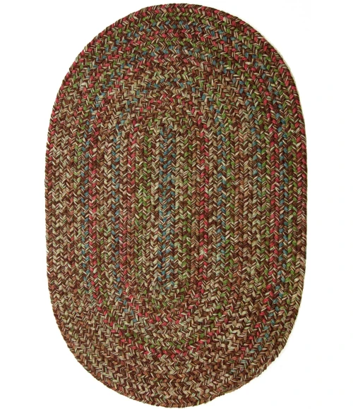 Rhody Sophia Brown SO35 4 ft. X 6 ft. Oval Rug