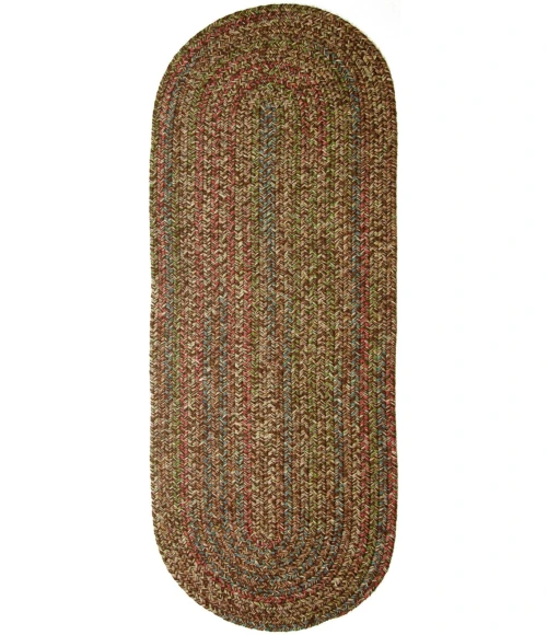 Rhody Sophia Brown SO35 2 ft. X 4 ft. Oval Runner Rug