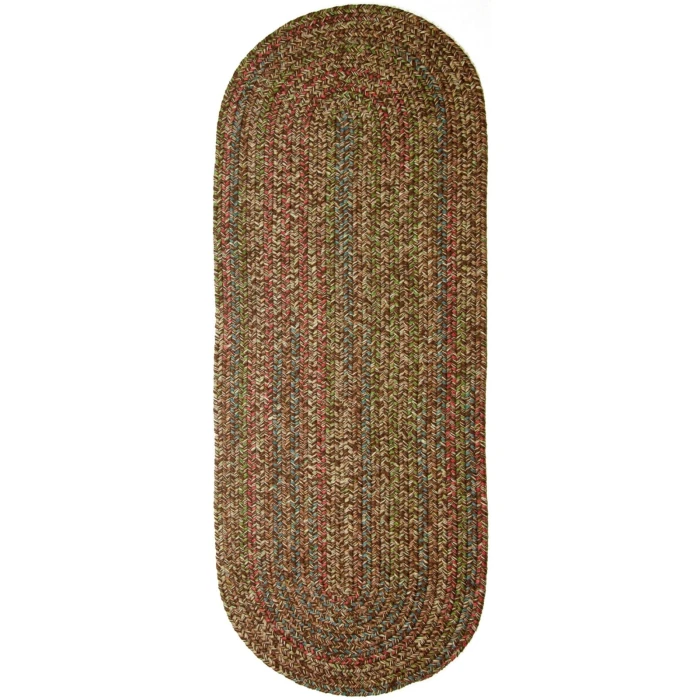 Rhody Sophia Brown SO35 2 ft. X 4 ft. Oval Runner Rug