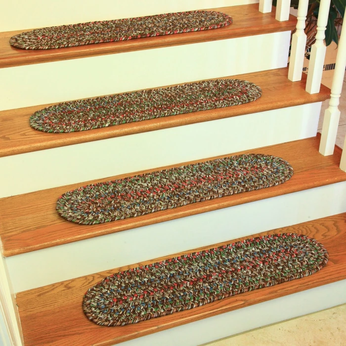 Rhody Sophia Brown SO35 8 in. X 28 in. Stair Tread Set-of-13 Rug
