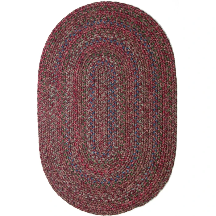 Rhody Sophia Burgundy Red SO45 2 ft. X 3 ft. Oval Rug