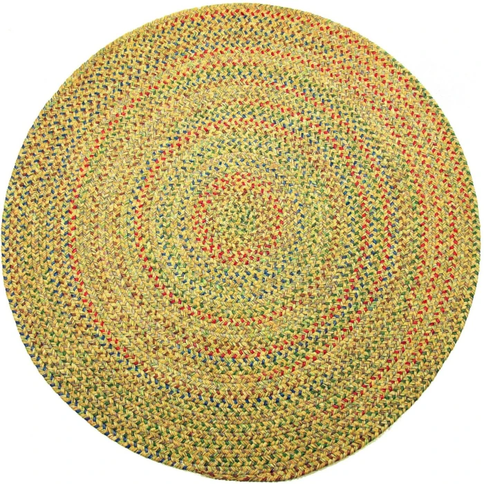 Rhody Sophia Sand Natural SO55 8 ft. X 8 ft. Round Rug